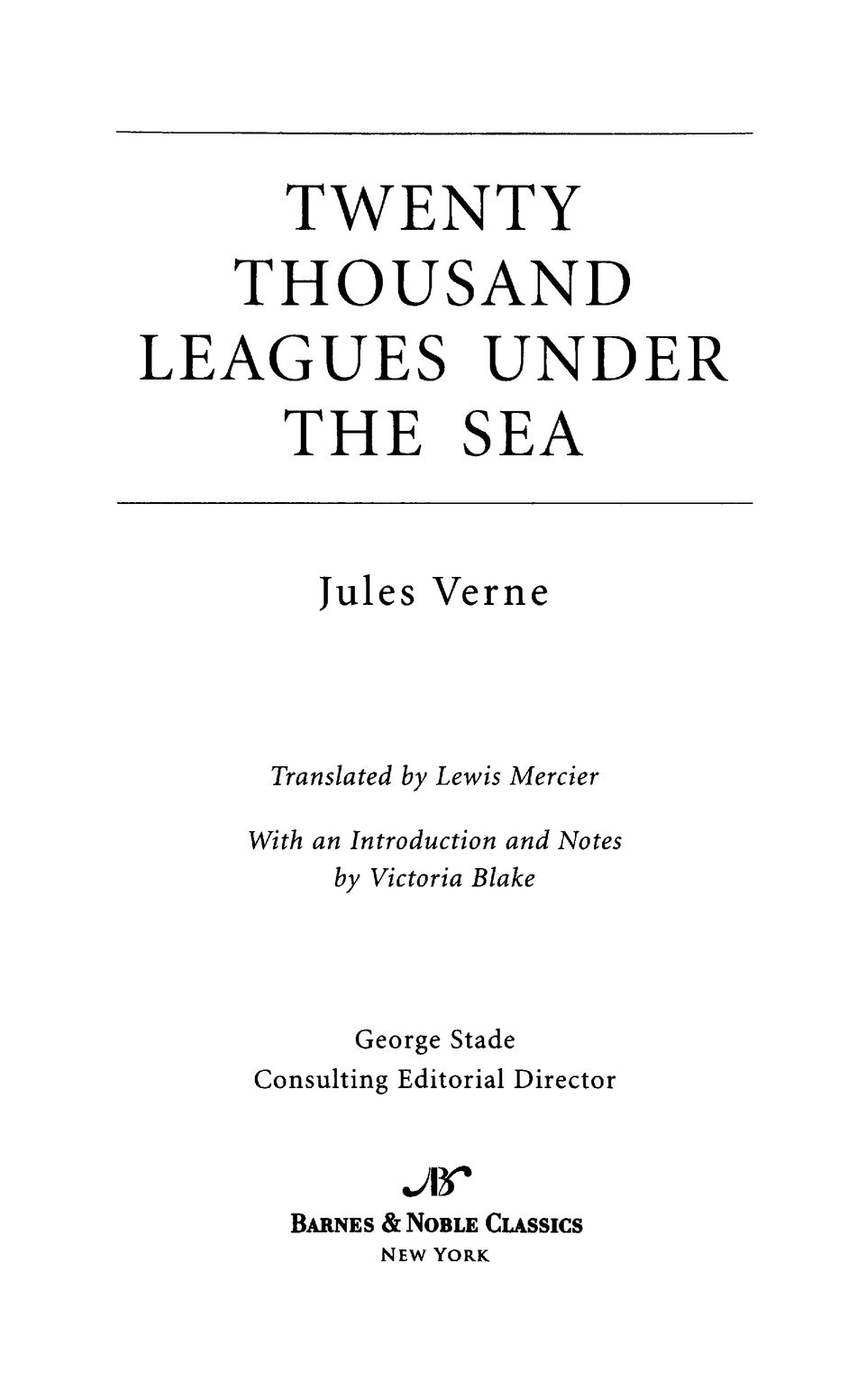 Read Twenty Thousand Leagues Under The Sea Barnes Amp Noble