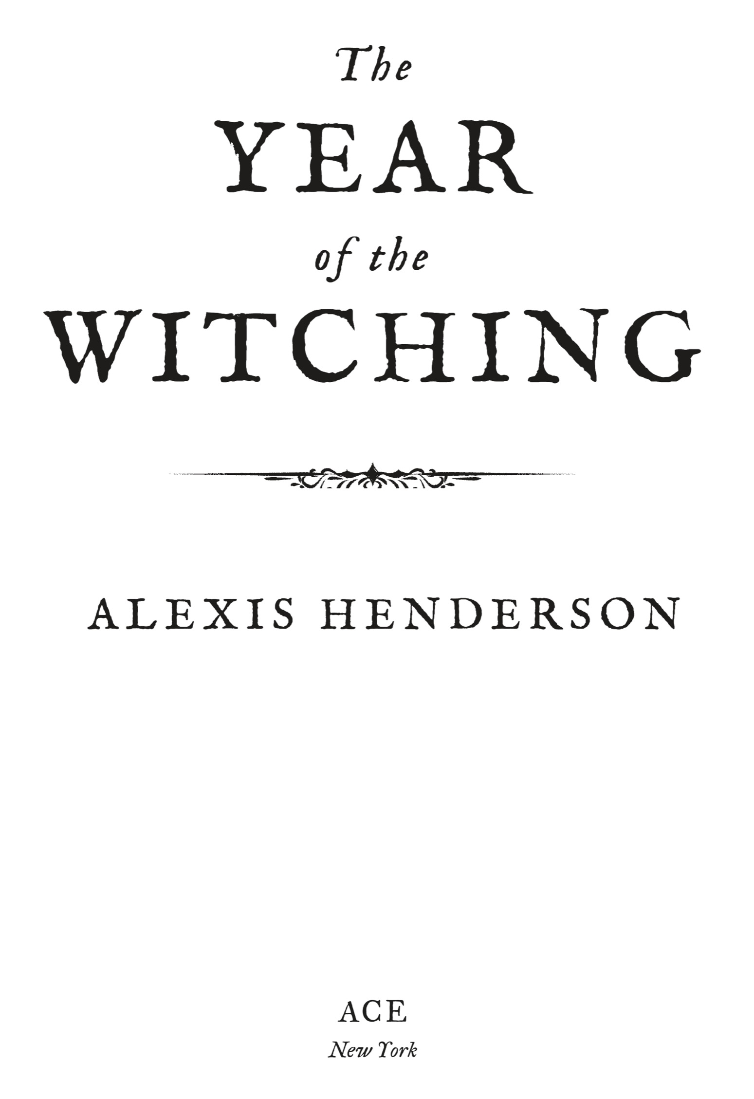 the year of the witching by alexis henderson